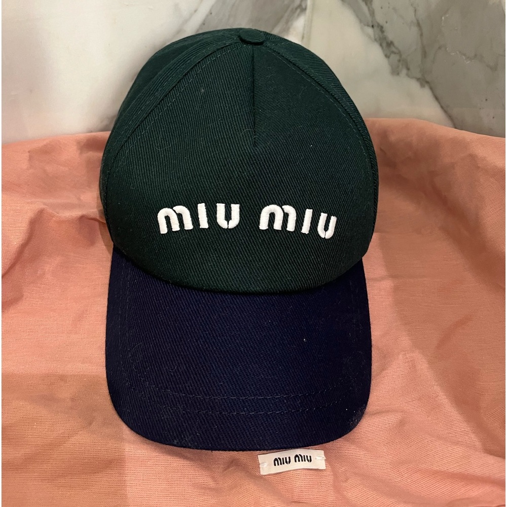 Authentic miu miu ballhat